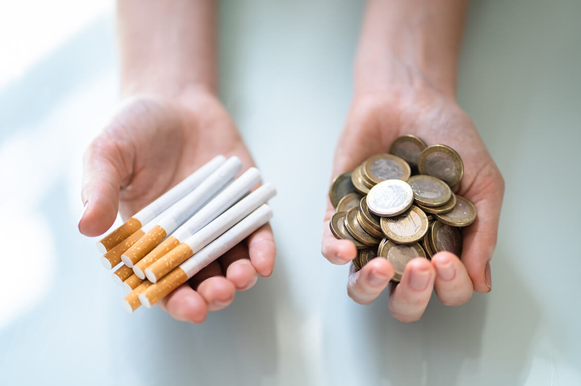 Rauchfrei und Geld sparen